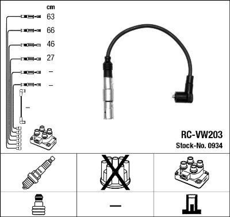 NGK Ignition Cable Kit