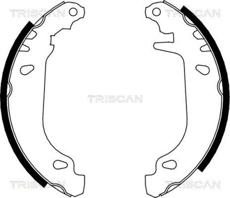 TRISCAN Bremsbackensatz