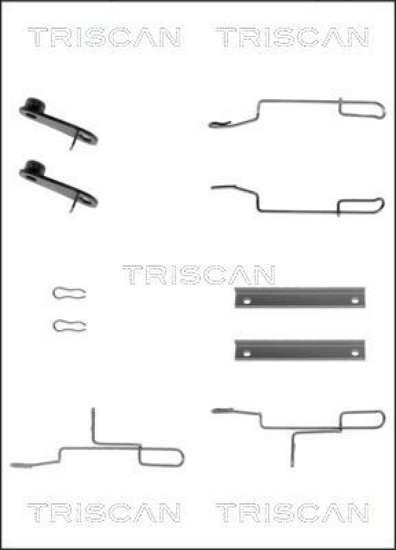 TRISCAN Accessory Kit, disc brake pad