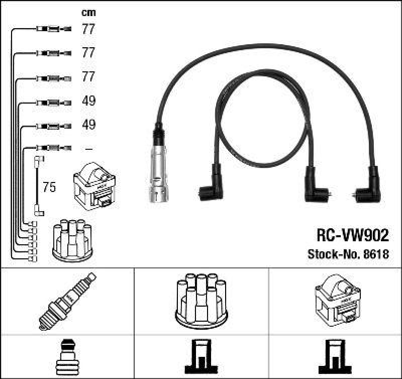 NGK Ignition Cable Kit
