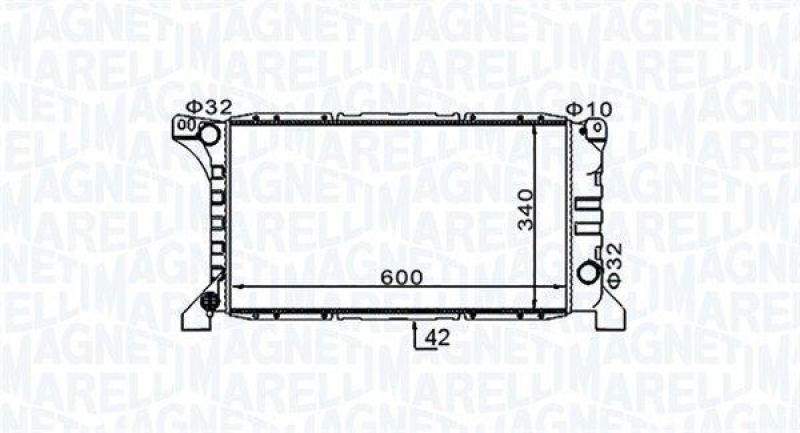 MAGNETI MARELLI Kühler, Motorkühlung