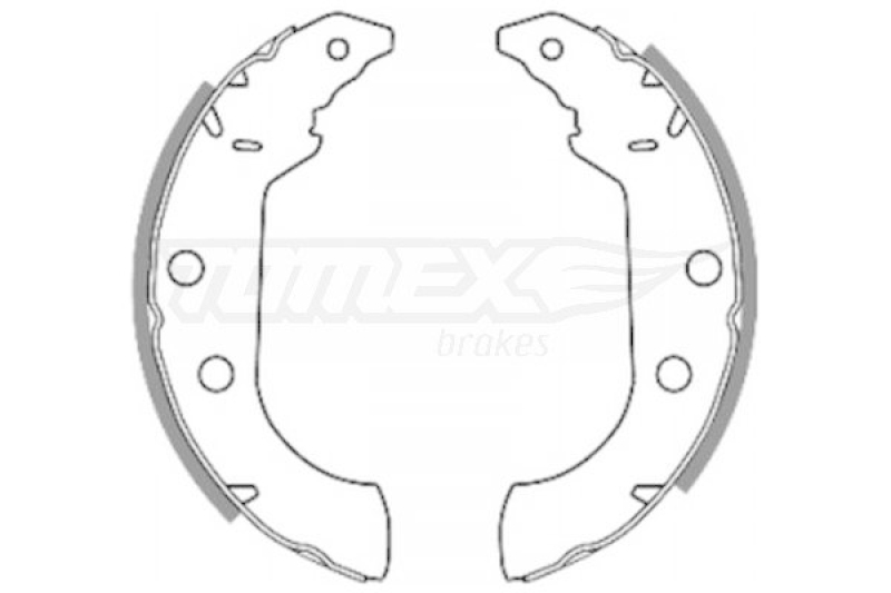 TOMEX Brakes Bremsbackensatz
