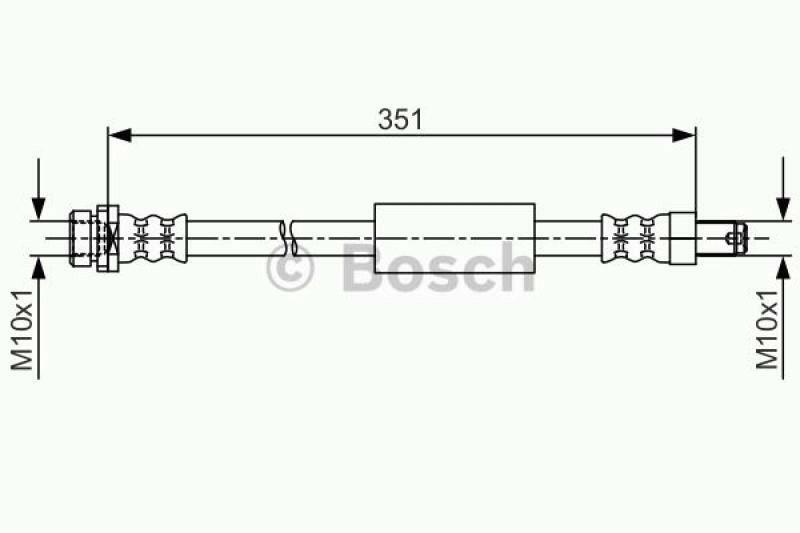 BOSCH Bremsschlauch 1 987 481 705
