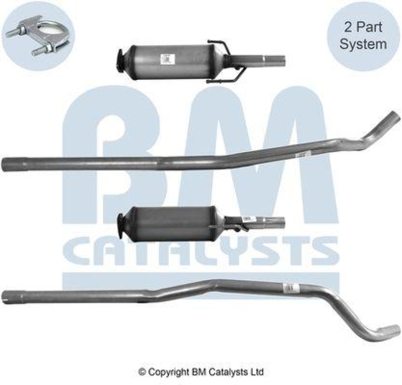 BM CATALYSTS Soot/Particulate Filter, exhaust system