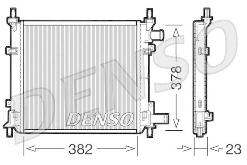 DENSO Radiator, engine cooling
