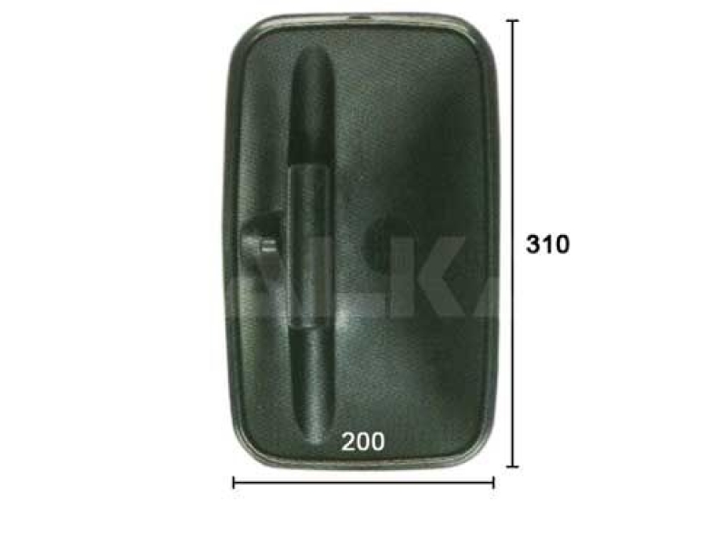 Exterior Mirror, driver cab