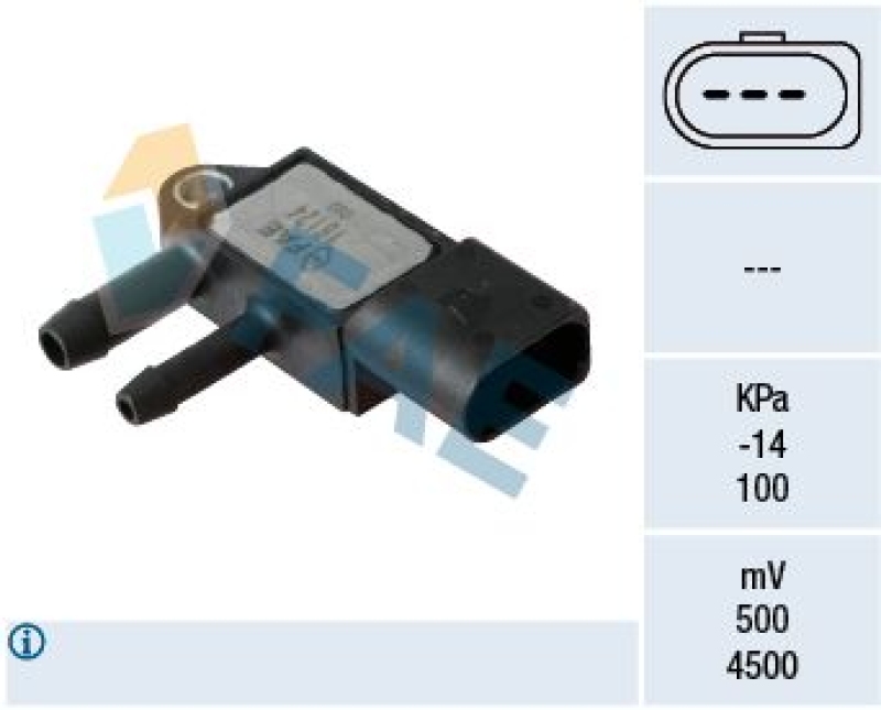 FAE Sensor, exhaust pressure