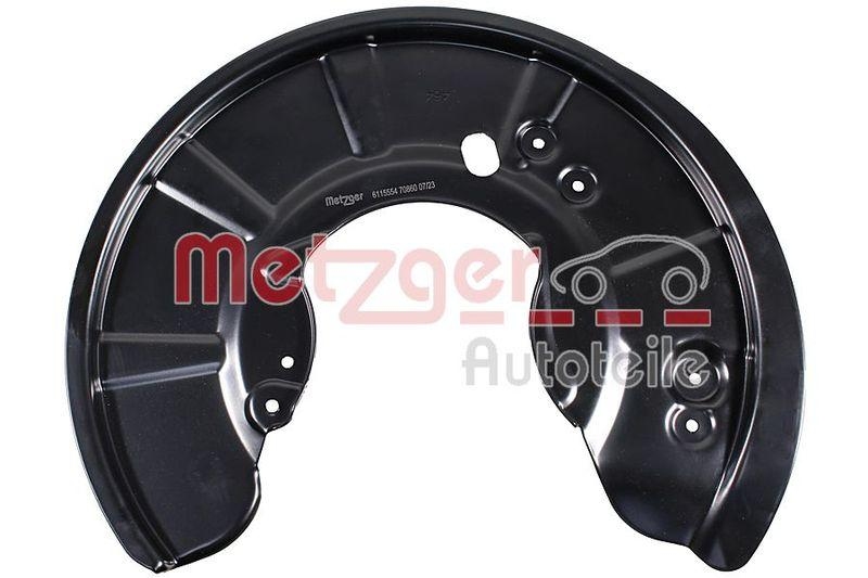 METZGER Spritzblech, Bremsscheibe GREENPARTS