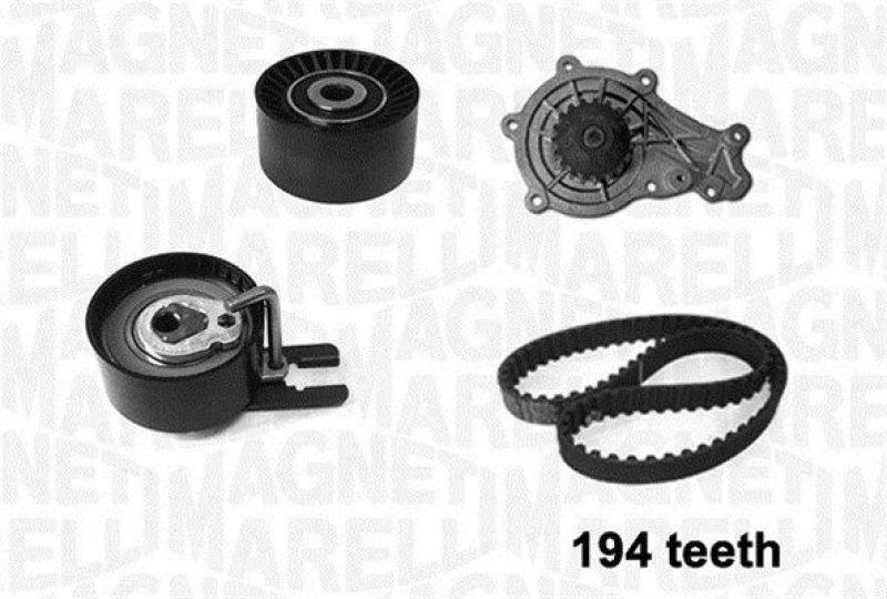 MAGNETI MARELLI Wasserpumpe + Zahnriemensatz 341404030001
