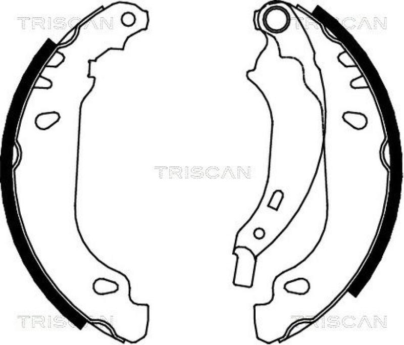 TRISCAN Bremsbackensatz 8100 25637