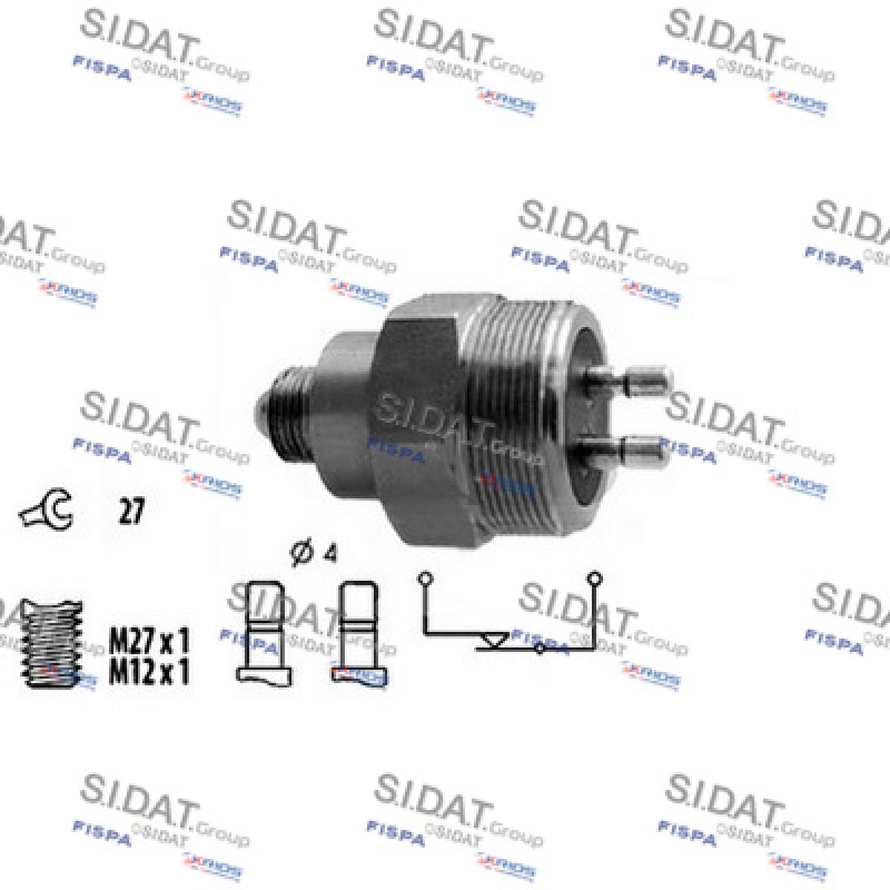 SIDAT Schalter, Rückfahrleuchte