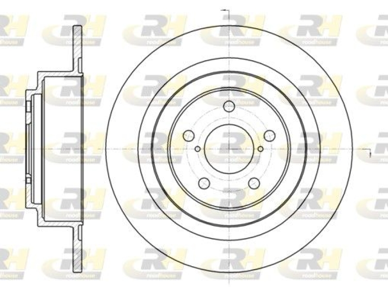 2x ROADHOUSE Bremsscheibe