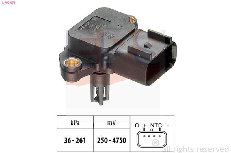 EPS Luftdrucksensor, Höhenanpassung Made in Italy - OE Equivalent