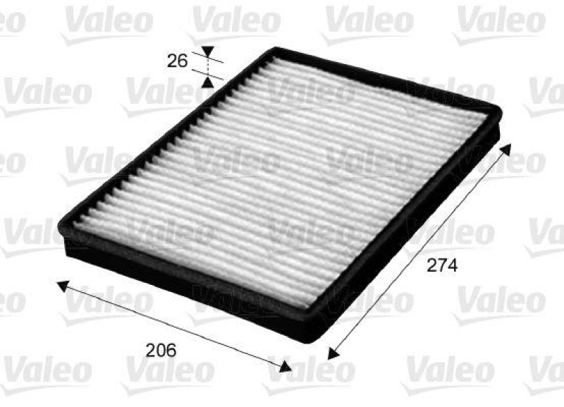 VALEO Filter, interior air VALEO ESSENTIAL