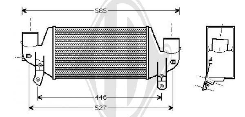 DIEDERICHS Ladeluftk&uuml;hler DIEDERICHS Climate DCA1085