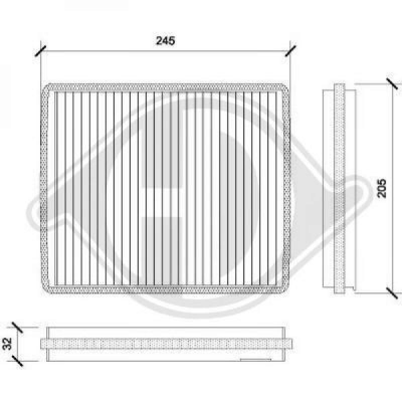 DIEDERICHS Filter, Innenraumluft DIEDERICHS Climate DCI0813