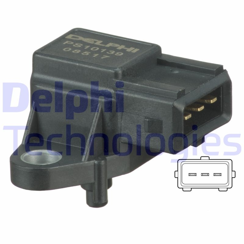 DELPHI Sensor, Saugrohrdruck PS10139