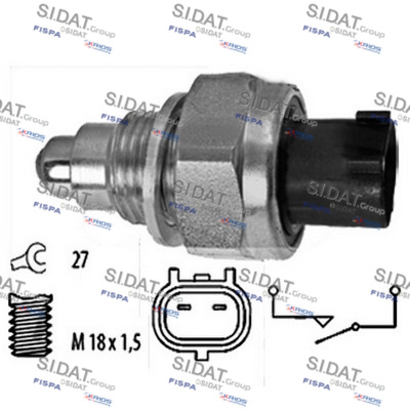 SIDAT Schalter, Rückfahrleuchte