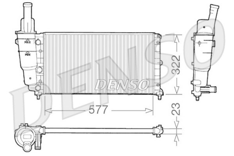 DENSO Kühler, Motorkühlung