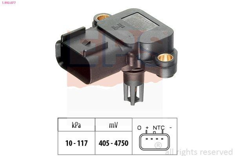 EPS Luftdrucksensor, Höhenanpassung Made in Italy - OE Equivalent