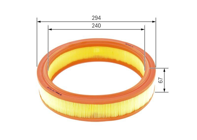 BOSCH Luftfilter 1 457 433 330