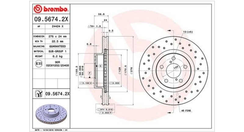 MAGNETI MARELLI Bremsscheibe