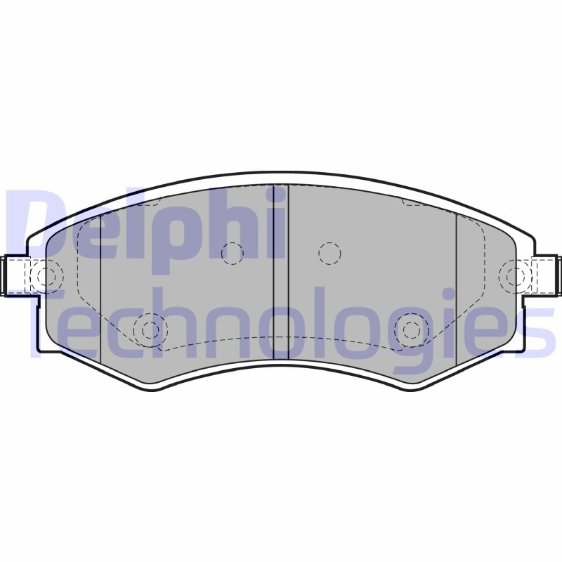DELPHI Bremsbelagsatz, Scheibenbremse