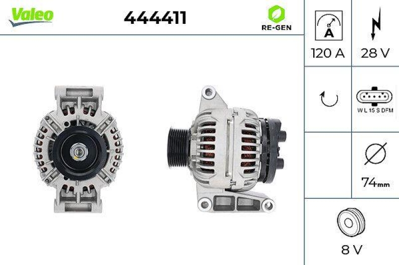 VALEO Generator VALEO RE-GEN - AT 444411