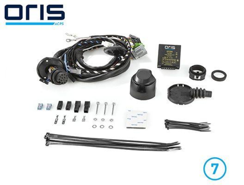 ACPS-ORIS Elektrosatz, Anhängevorrichtung ORIS E-Set spezifisch 7 p. 040-108