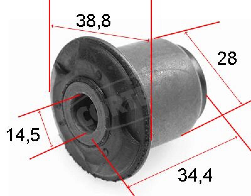 CORTECO Control Arm-/Trailing Arm Bush