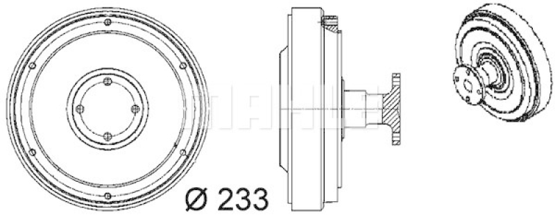 MAHLE Clutch, radiator fan BEHR *** PREMIUM LINE ***
