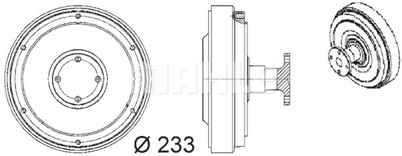 MAHLE Kupplung, Kühlerlüfter BEHR *** PREMIUM LINE ***