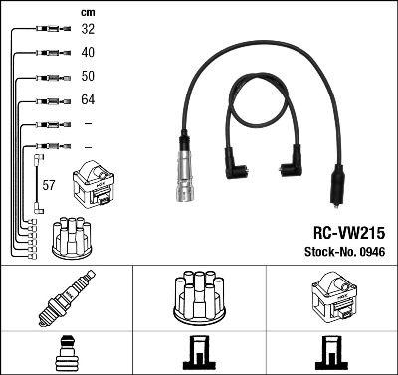 NGK Ignition Cable Kit