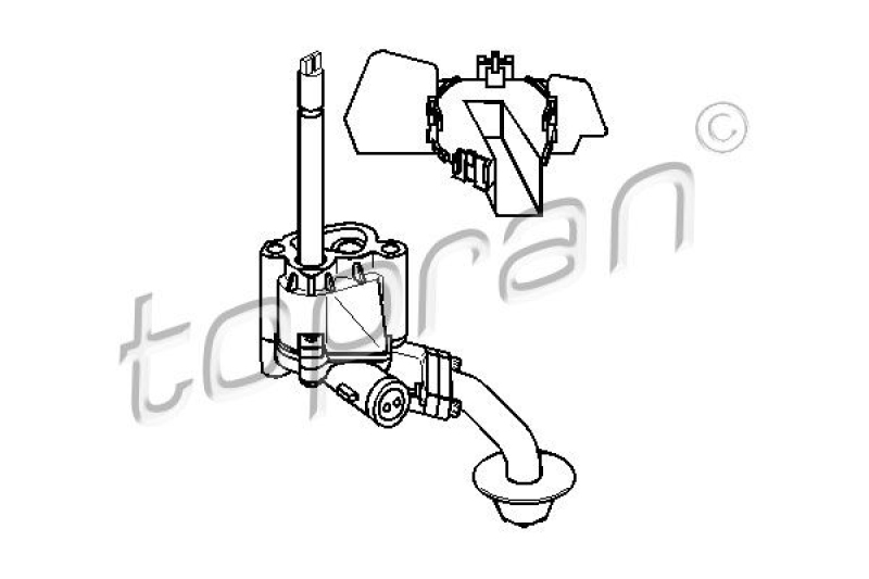 TOPRAN Ölpumpe