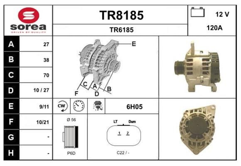 SNRA Alternator