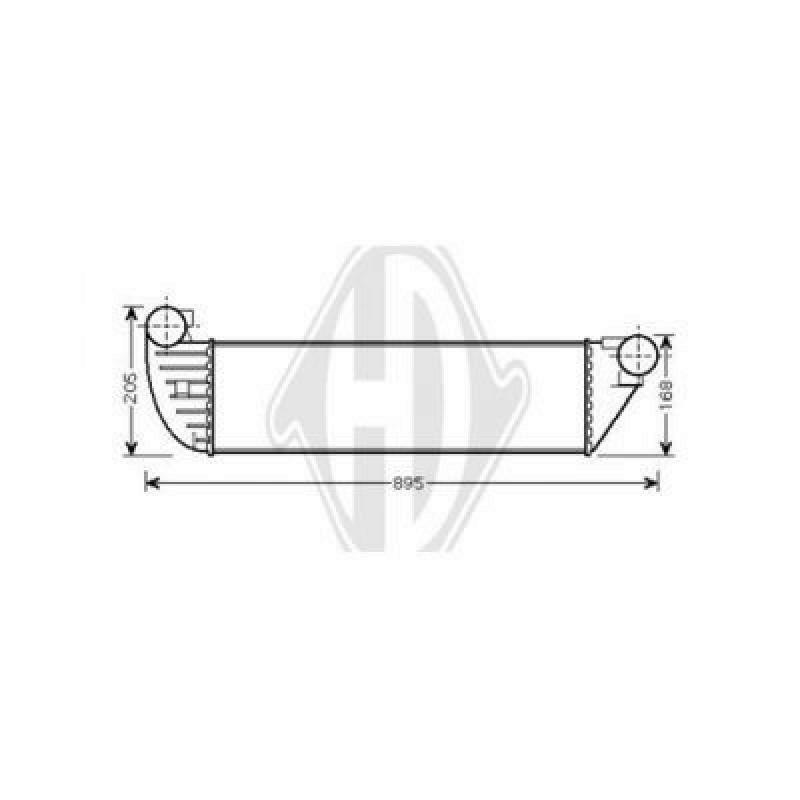 DIEDERICHS Intercooler, charger DIEDERICHS Climate