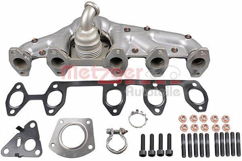 METZGER Manifold, exhaust system