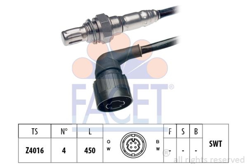 FACET Lambda Sensor Made in Italy - OE Equivalent