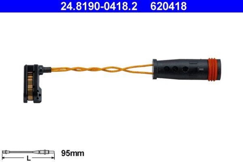 ATE Warning Contact, brake pad wear