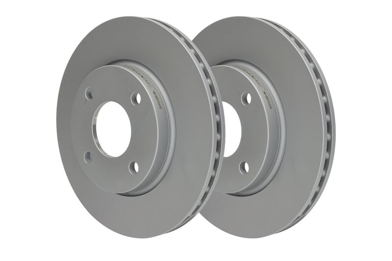 ATE Bremsscheiben Ø258mm + Beläge hinten passend für Ford Fusion Mazda 2 Fiesta 4 5