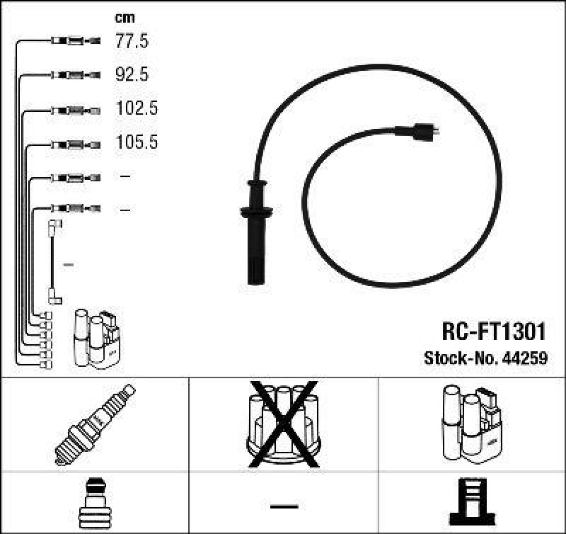 NGK Ignition Cable Kit