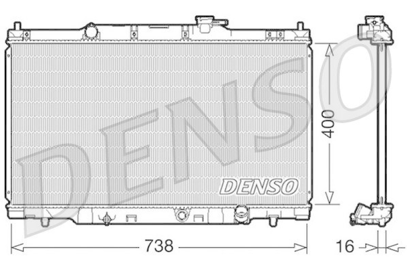 DENSO Radiator, engine cooling