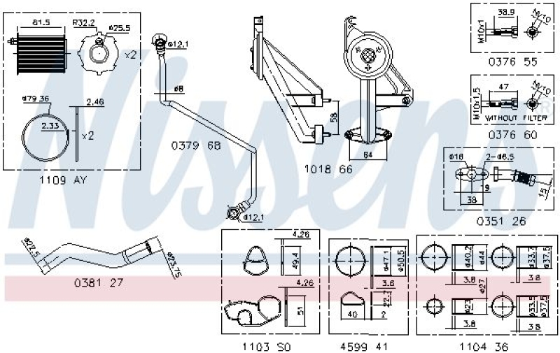 NISSENS Mounting Kit, charger