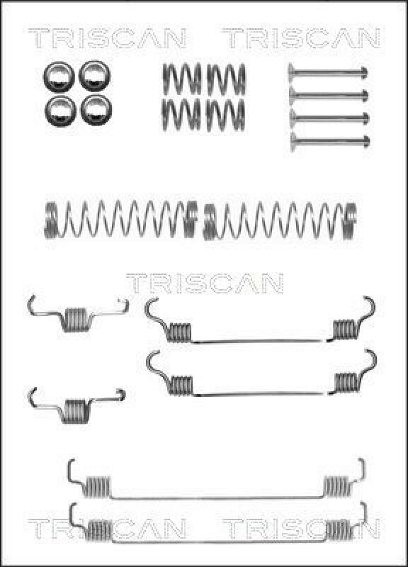 TRISCAN Accessory Kit, brake shoes