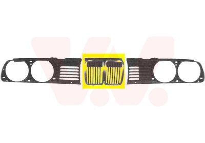 VAN WEZEL Radiator Grille ** Equipart **
