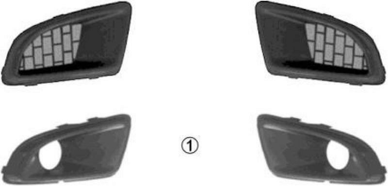 Ventilation Grille, bumper