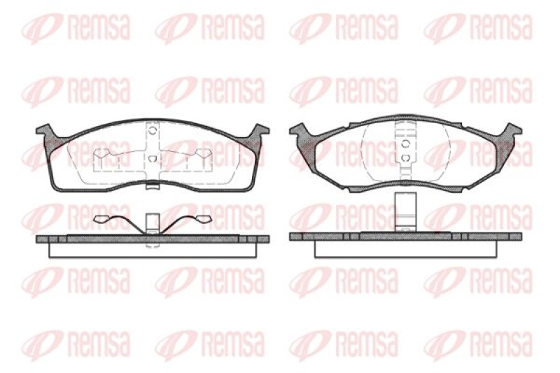 KAWE Brake Pad Set, disc brake