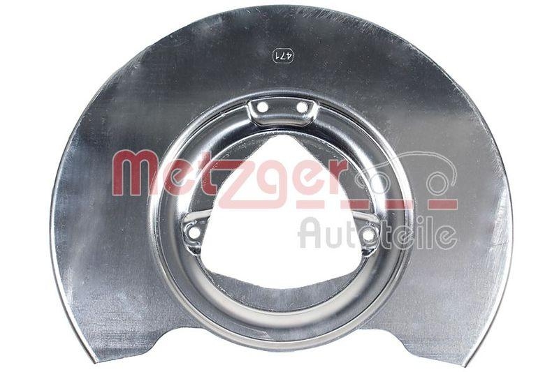 METZGER Spritzblech, Bremsscheibe GREENPARTS