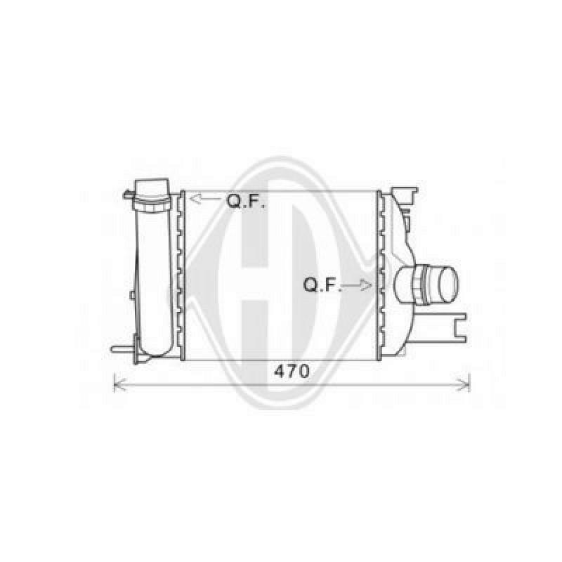 DIEDERICHS Intercooler, charger DIEDERICHS Climate