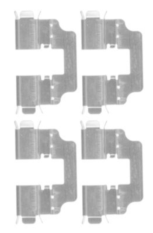 HELLA Zubeh&ouml;rsatz, Scheibenbremsbelag 8DZ 355 203-651